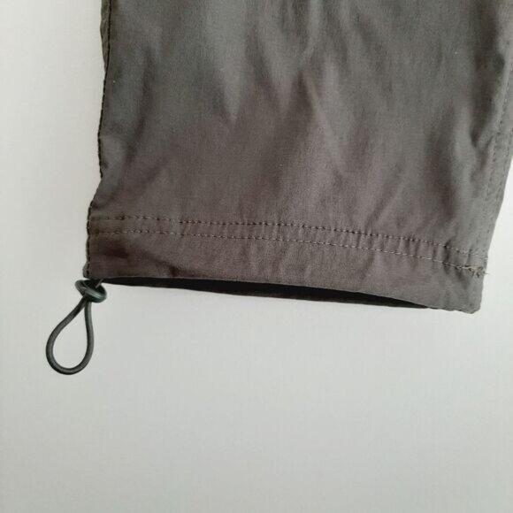 EDDIE BAUER Active Capri Light Casual Cropped Pants Grey Sz 6 - Picture 5 of 12